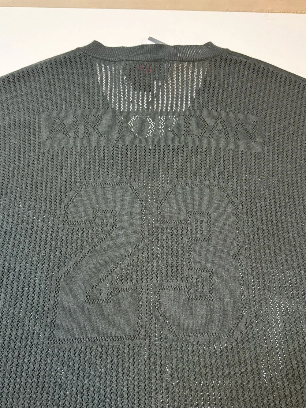 Air Jordan Knit Jersey 23 Logo Shirt Black